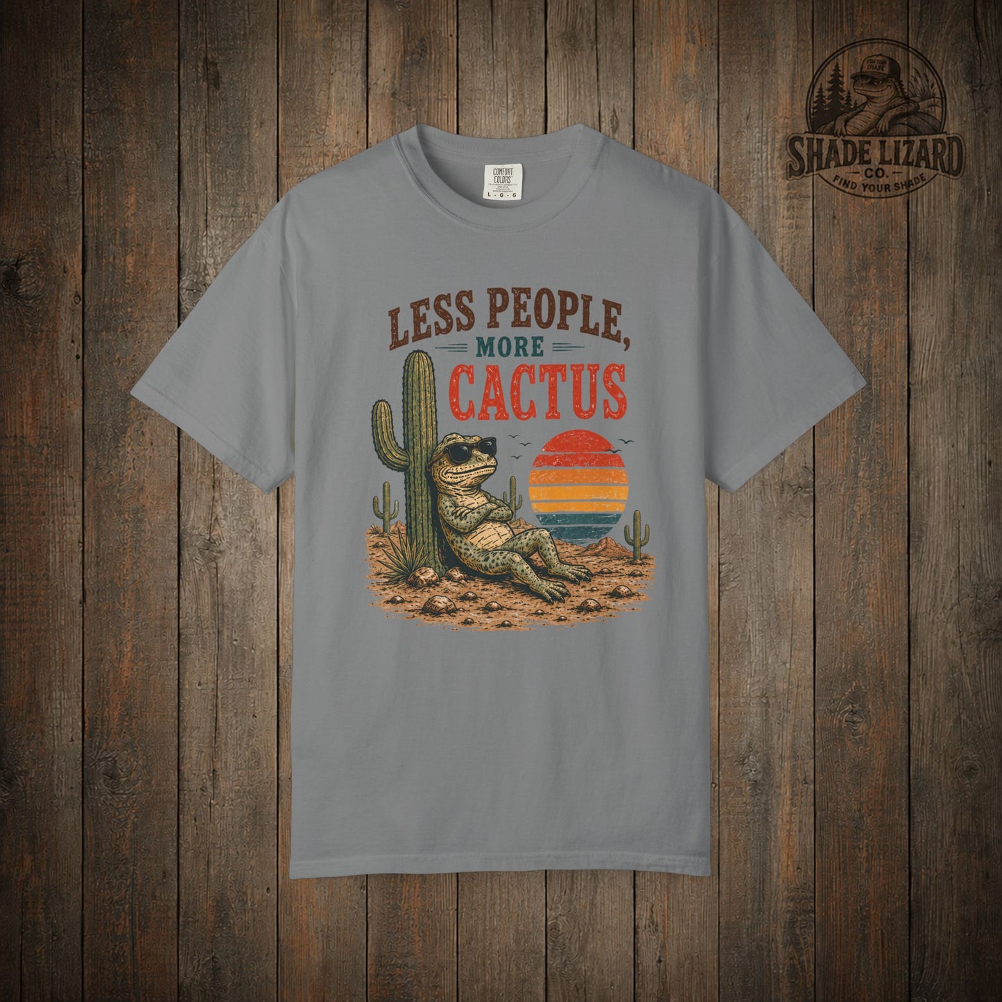 Less people More Cactus Tee